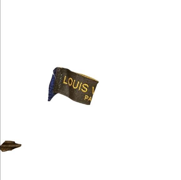 Louis Vuitton Blue and Grey Checkerboard Scarf - Used - Picture 3 of 4